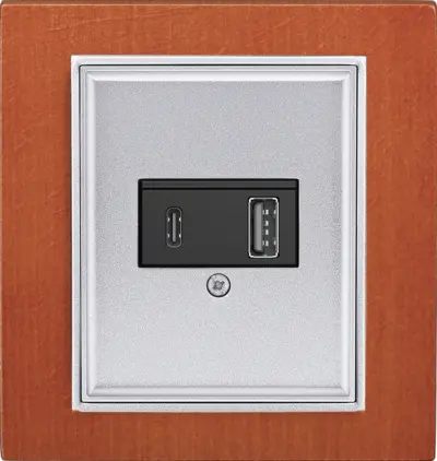 Time Arbo_Z&aacute;suvka USB nab&iacute;jec&iacute; dvojit&aacute;