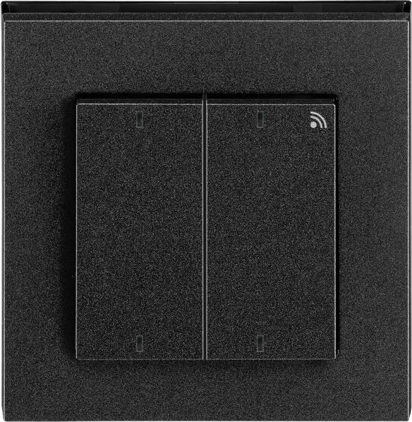 LevitM onyx / kouřov&aacute; čern&aacute;: Vys&iacute;lač radiofrekvenčn&iacute;ho sign&aacute;lu - dvoutlač&iacute;tkov&yacute;