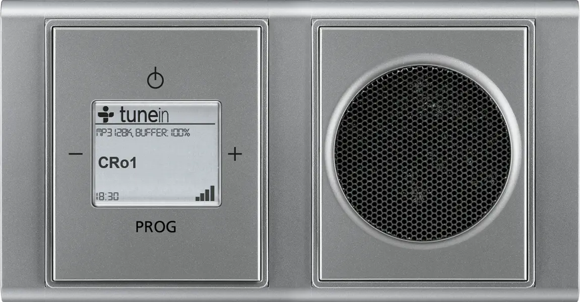 Time ocelov&aacute;: R&aacute;dio internetov&eacute; Busch-iNet AudioWorld, Reproduktor zapu&scaron;těn&yacute; AudioWorld