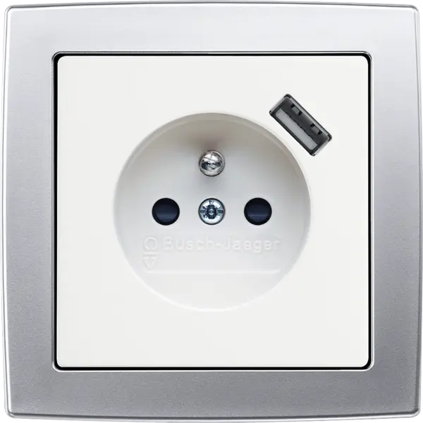 solo studio b&iacute;l&aacute; / chromov&aacute;: Z&aacute;suvka jednon&aacute;sobn&aacute; s clonkami s  USB nab&iacute;jen&iacute;m