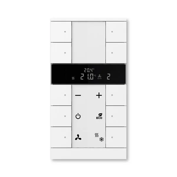 Prvek ovl&aacute;dac&iacute; 10n&aacute;sobn&yacute; kombinovan&yacute;, s podružn&yacute;m termostatem, ABB-Tenton&reg;, zapu&scaron;těn&yacute;
