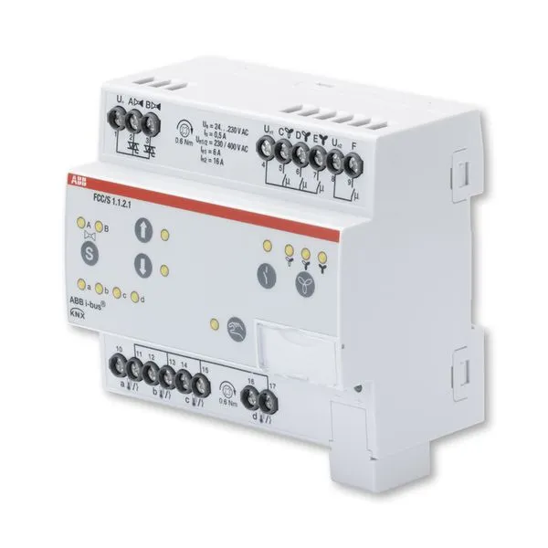 Člen akčn&iacute; fan-coilu (2&times; PWM nebo 1&times; elektromotorick&eacute;, 3 stupně reg. ventilace), řadov&yacute;