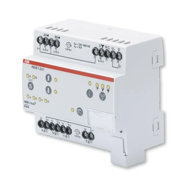 Člen akčn&iacute; fan-coilu (2&times; 0-10 V, reg. ventilace 0-10 V), řadov&yacute;