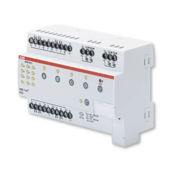 Člen akčn&iacute; topen&iacute;, 4n&aacute;sobn&yacute; a 12&times; vstup, 24-230 V, řadov&yacute;