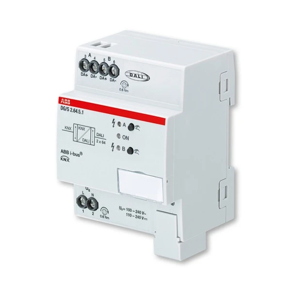 Rozhran&iacute; KNX/DALI Premium 2n&aacute;sobn&eacute;, řadov&eacute;