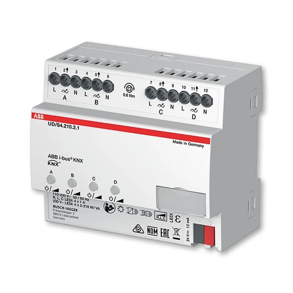 Akčn&iacute; člen stm&iacute;vac&iacute;, LED, 4n&aacute;sobn&yacute;, 210 W/V&middot;A, řadov&yacute;