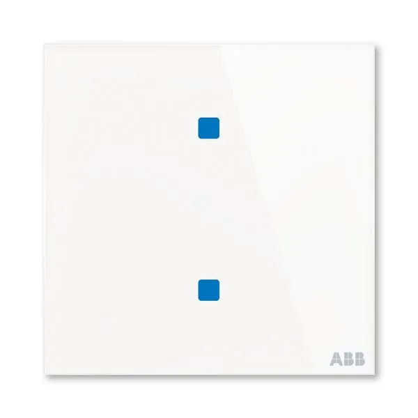 Prvek ovl&aacute;dac&iacute; dotykov&yacute; 2n&aacute;sobn&yacute;, 86x86 mm, ABB tacteo&reg;, zapu&scaron;těn&yacute;