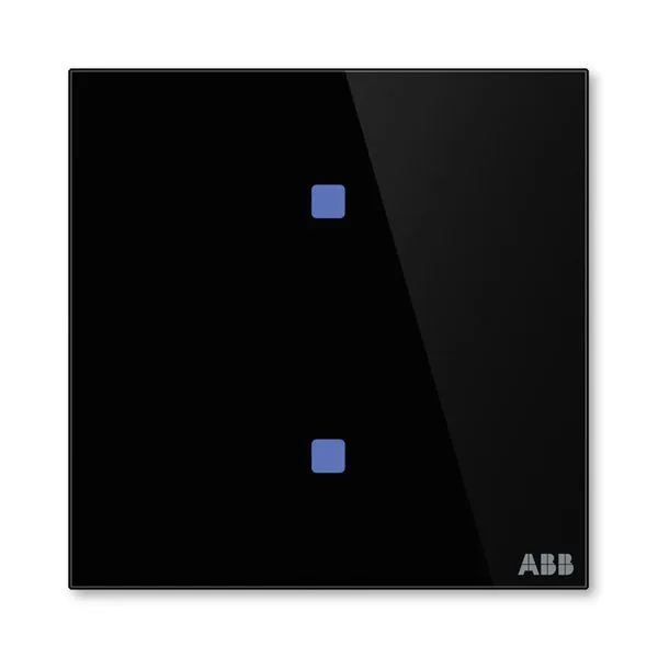 Prvek ovl&aacute;dac&iacute; dotykov&yacute; 2n&aacute;sobn&yacute;, 86x86 mm, ABB tacteo&reg;, zapu&scaron;těn&yacute;