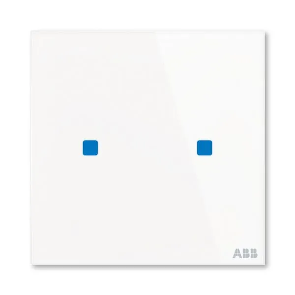 Prvek ovl&aacute;dac&iacute; dotykov&yacute; 2n&aacute;sobn&yacute;, 86x86 mm, ABB tacteo&reg;, zapu&scaron;těn&yacute;