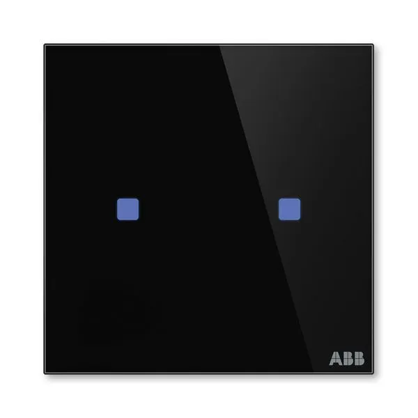 Prvek ovl&aacute;dac&iacute; dotykov&yacute; 2n&aacute;sobn&yacute;, 86x86 mm, ABB tacteo&reg;, zapu&scaron;těn&yacute;