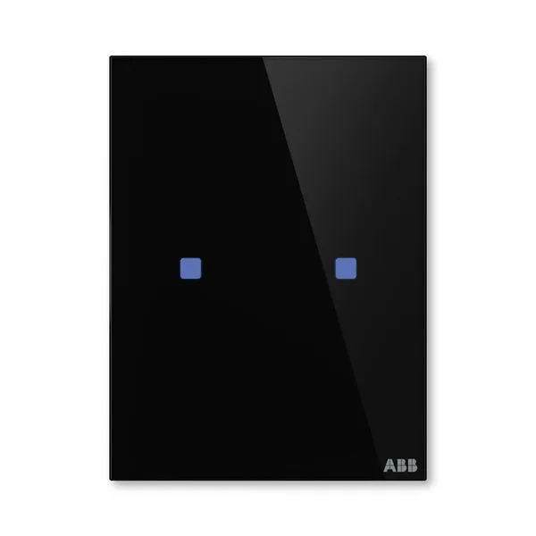 Prvek ovl&aacute;dac&iacute; dotykov&yacute; 2n&aacute;sobn&yacute;, 86x115 mm, ABB tacteo&reg;, zapu&scaron;těn&yacute;