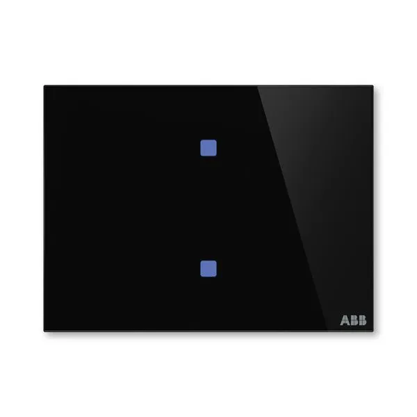 Prvek ovl&aacute;dac&iacute; dotykov&yacute; 2n&aacute;sobn&yacute;, 115x86 mm, ABB tacteo&reg;, zapu&scaron;těn&yacute;