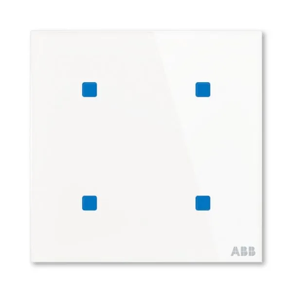Prvek ovl&aacute;dac&iacute; dotykov&yacute; 4n&aacute;sobn&yacute;, 86x86 mm, ABB tacteo&reg;, zapu&scaron;těn&yacute;