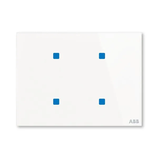 Prvek ovl&aacute;dac&iacute; dotykov&yacute; 4n&aacute;sobn&yacute;, 115x86 mm, ABB tacteo&reg;, zapu&scaron;těn&yacute;
