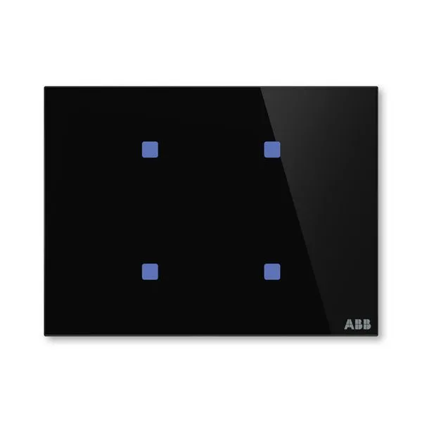 Prvek ovl&aacute;dac&iacute; dotykov&yacute; 4n&aacute;sobn&yacute;, 115x86 mm, ABB tacteo&reg;, zapu&scaron;těn&yacute;