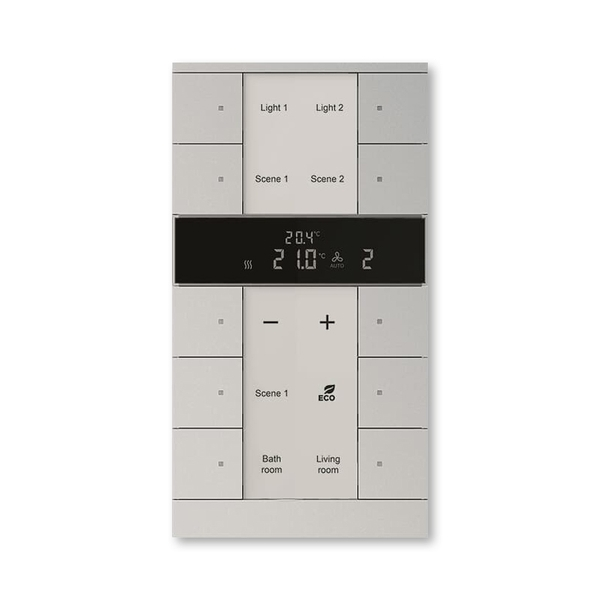Prvek ovl&aacute;dac&iacute; 10n&aacute;sobn&yacute; kombinovan&yacute;, s ovl&aacute;d&aacute;n&iacute;m HVAC, ABB-Tenton&reg;, zapu&scaron;těn&yacute;