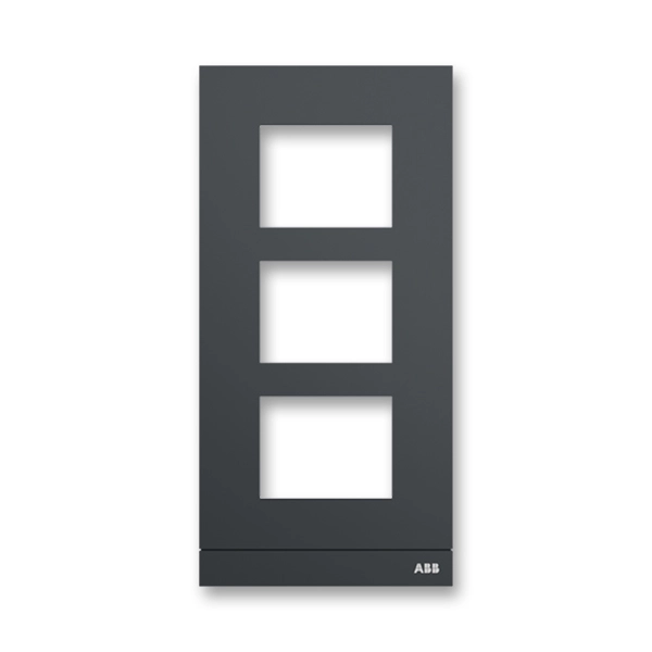 Kryt AUDIO tabla, velikost 1/3 (135 mm), antracit