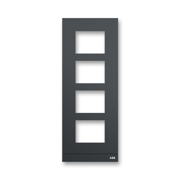 Kryt AUDIO tabla, velikost 1/4 (135 mm), antracit