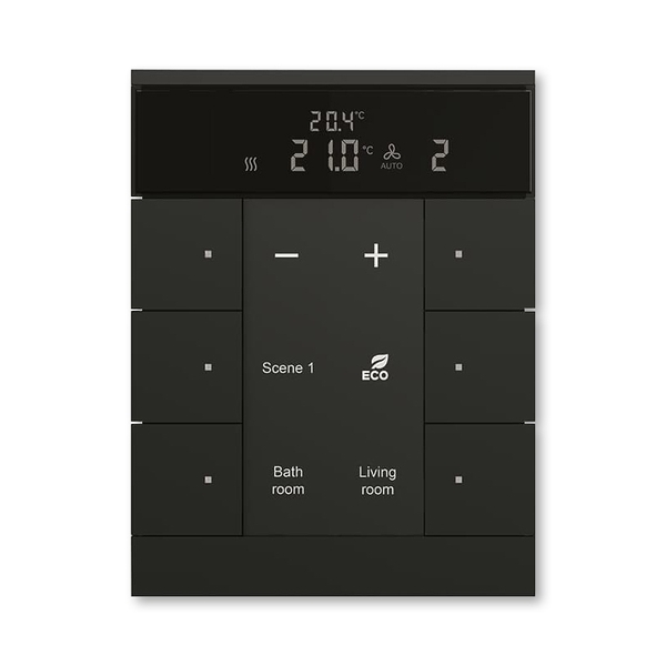 Ovl&aacute;dač 6n&aacute;sobn&yacute; s termostatem, ABB-Tenton&reg;, zapu&scaron;těn&yacute;