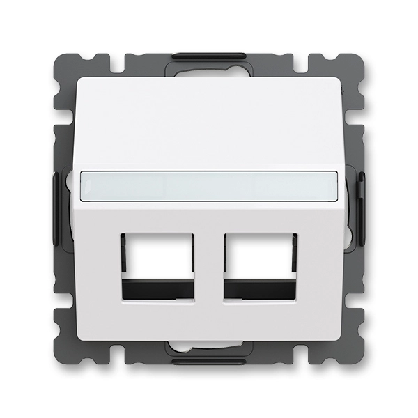 Datov&aacute; z&aacute;suvka dvojn&aacute;sobn&aacute;, Cat5e nest&iacute;něn&aacute;