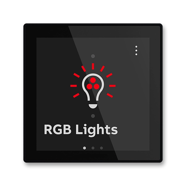 Dotykov&yacute; panel ABB RoomTouch&reg; 4", čern&yacute;, zapu&scaron;těn&yacute;