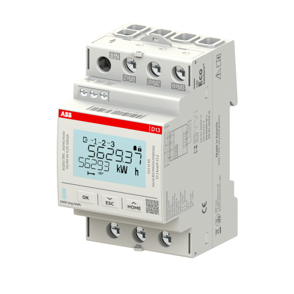 D13 15 65 trojf&aacute;zov&yacute; elektroměr pro př&iacute;m&eacute; měřen&iacute; do 65 A