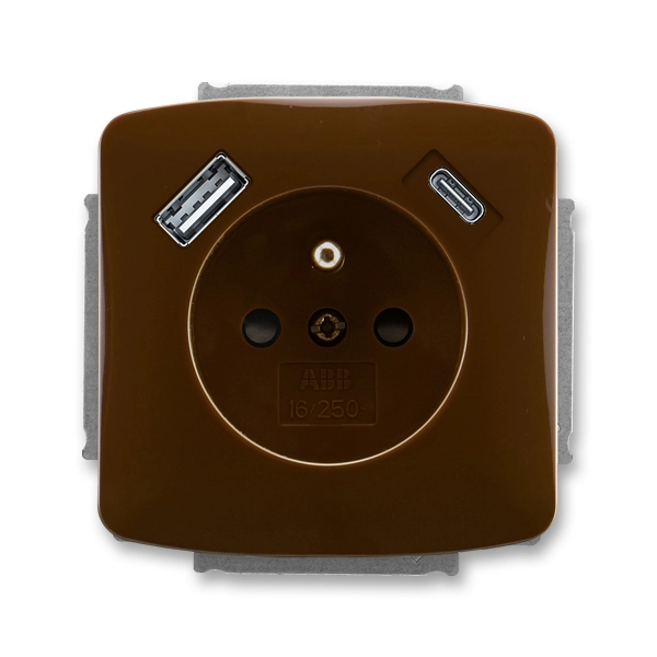 Z&aacute;suvka jednon&aacute;sobn&aacute; s ochrann&yacute;m kol&iacute;kem, s clonkami, s USB nab&iacute;jen&iacute;m (USB-A + USB-C)