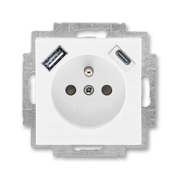 Z&aacute;suvka jednon&aacute;sobn&aacute; s ochrann&yacute;m kol&iacute;kem, s clonkami, s USB nab&iacute;jen&iacute;m (USB-A + USB-C)