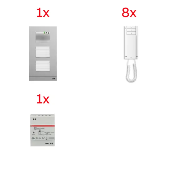 8 audio 1 vstupni tablo