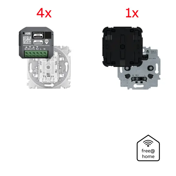 4x žaluzie a 1x centr&aacute;ln&iacute; ovladač (varianta 1)