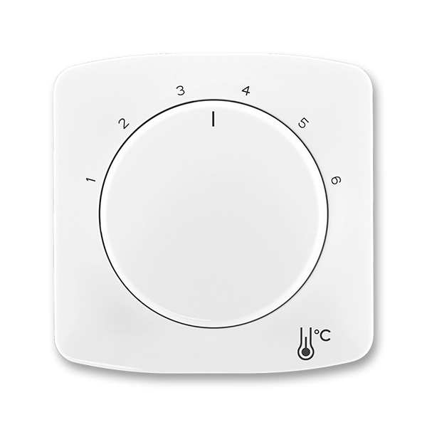 Kryt termostatu prostorov&eacute;ho s otočn&yacute;m ovladačem