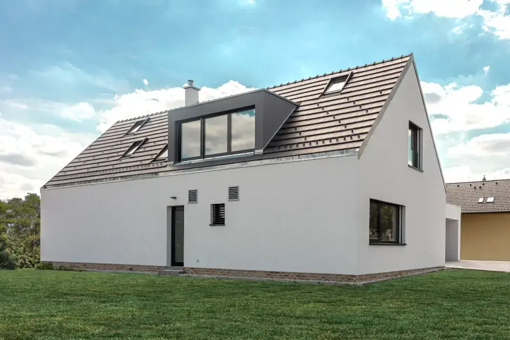 Chytrá domácnost ABB-free@home v moderním rodinném domě